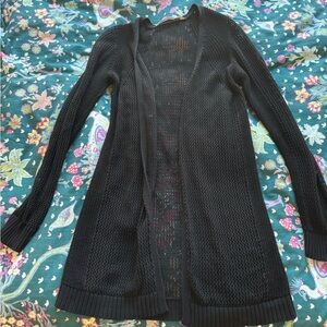 Athleta open knit wrap sweater